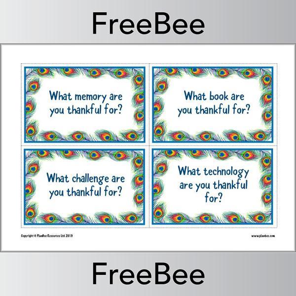 What Are You Thankful For? Discussion Cards - Image 3