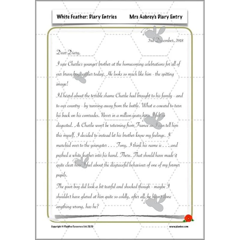 White Feather: Diary Entries - Image 38