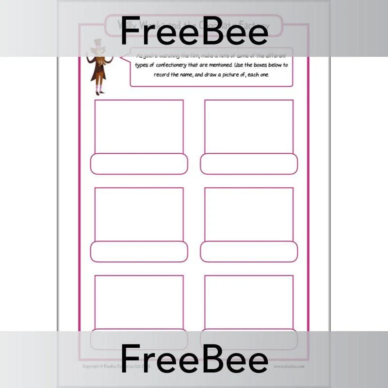 Willy Wonka and the Chocolate Factory Activity Sheets - Image 2