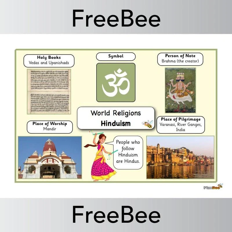 World Religions: Hinduism Word Bank