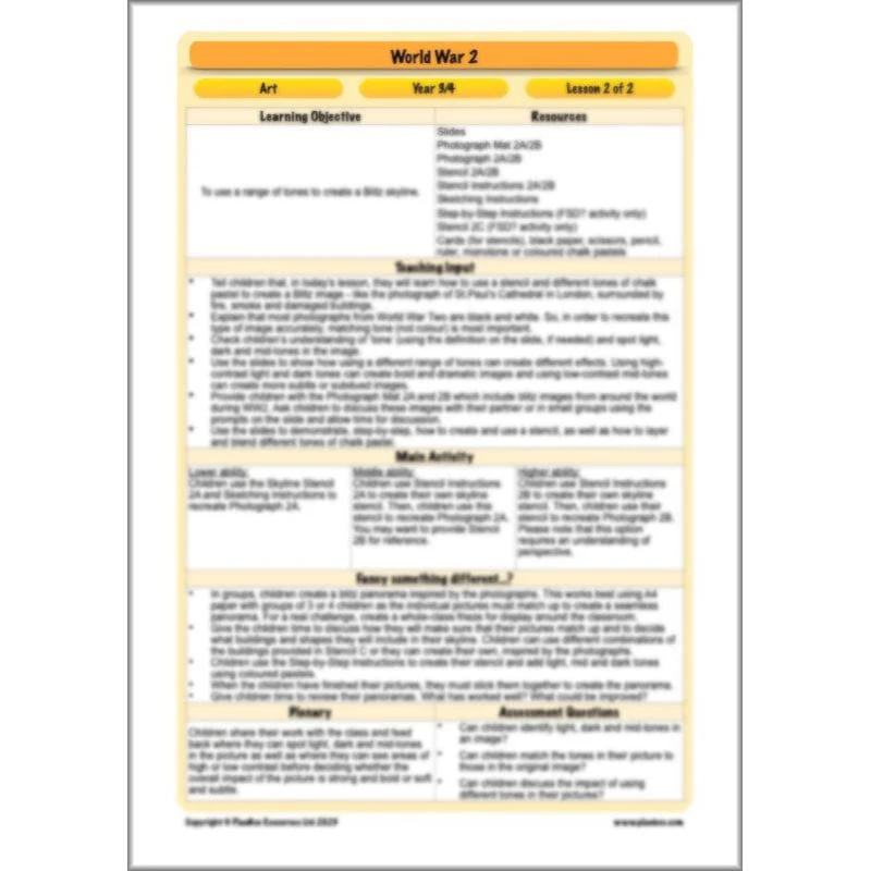 World War 2 (Lower KS2) Topic Enrichment Pack - Image 36
