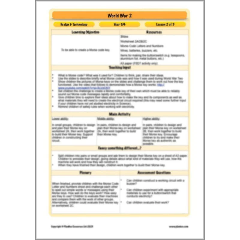 World War 2 (Lower KS2) Topic Enrichment Pack - Image 50