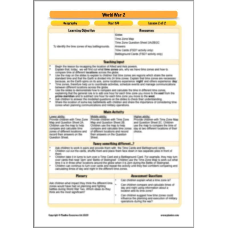 World War 2 (Lower KS2) Topic Enrichment Pack - Image 71