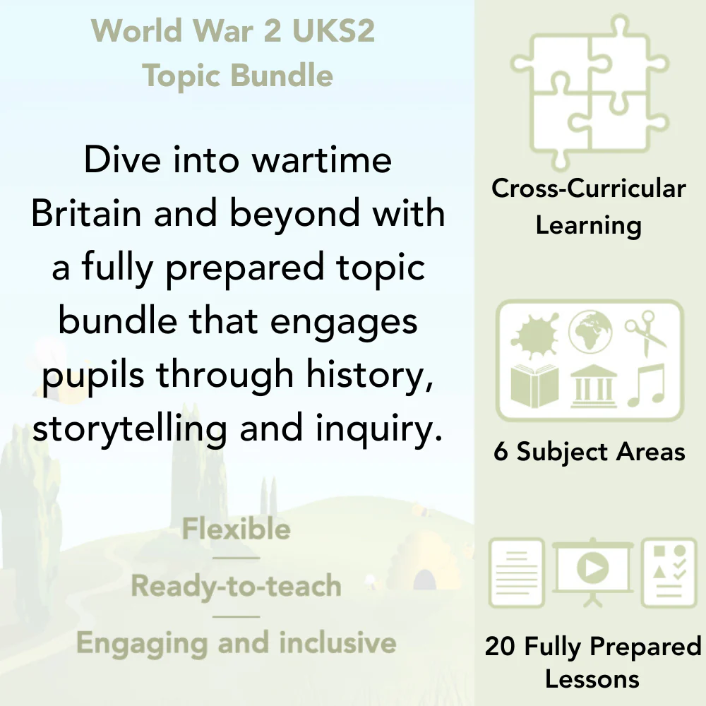 World War 2 UKS2 Topic Bundle - Image 2