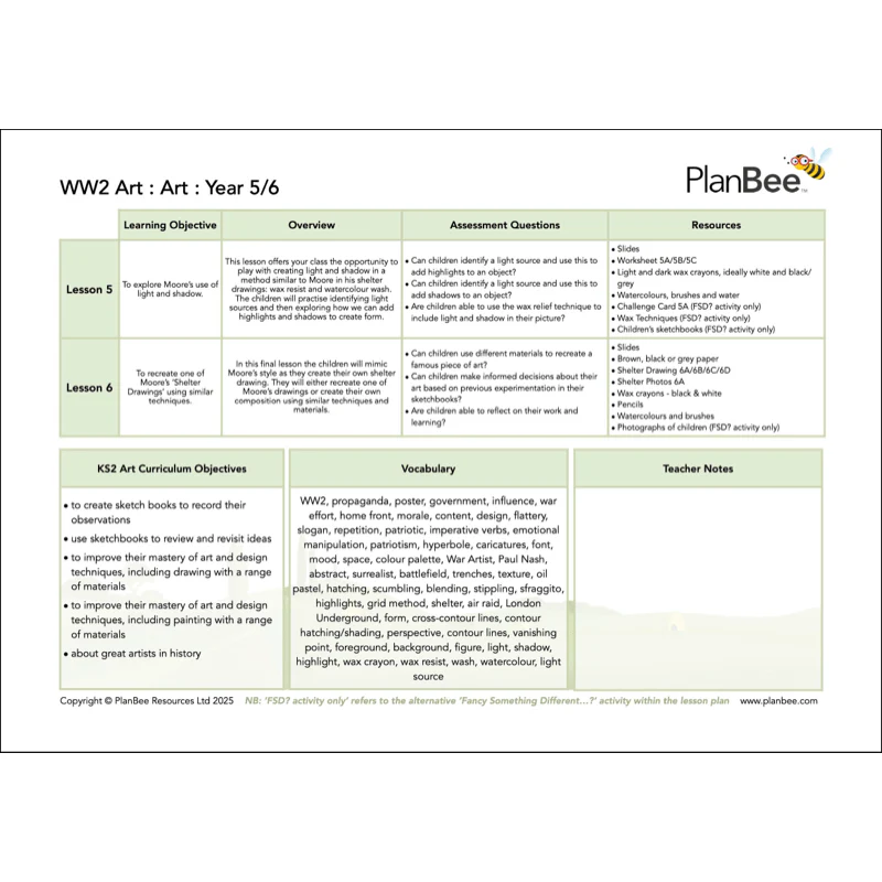 World War 2 UKS2 Topic Bundle - Image 8
