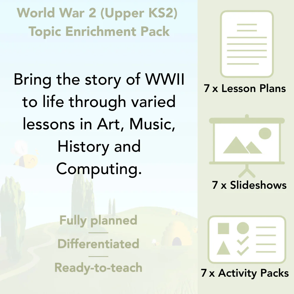 World War 2 (Upper KS2) Topic Enrichment Pack - Image 2