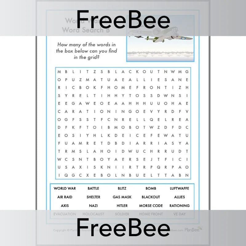World War 2 Word Search - Image 2