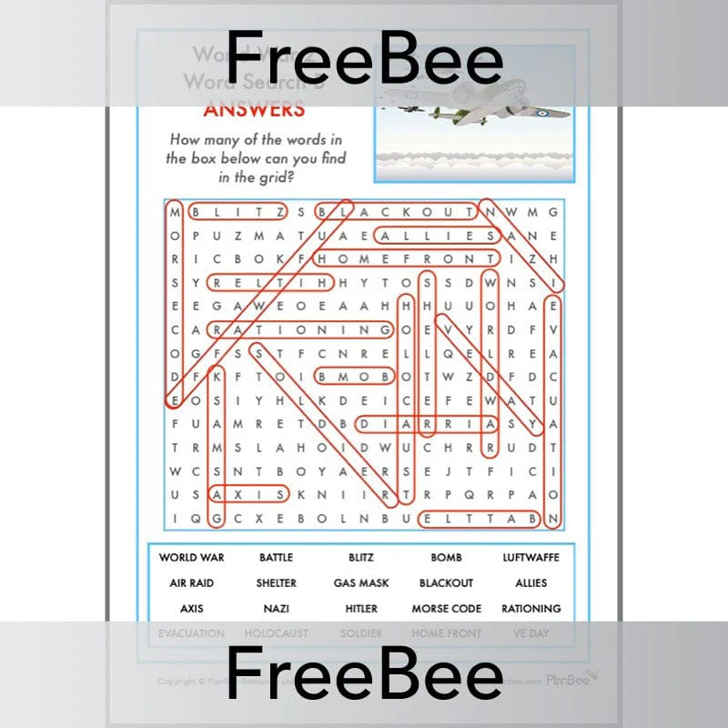 World War 2 Word Search - Image 4