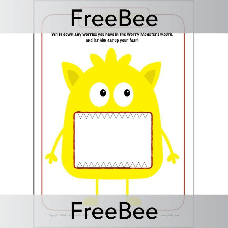 Worry Monster Activity Sheets - Image 2