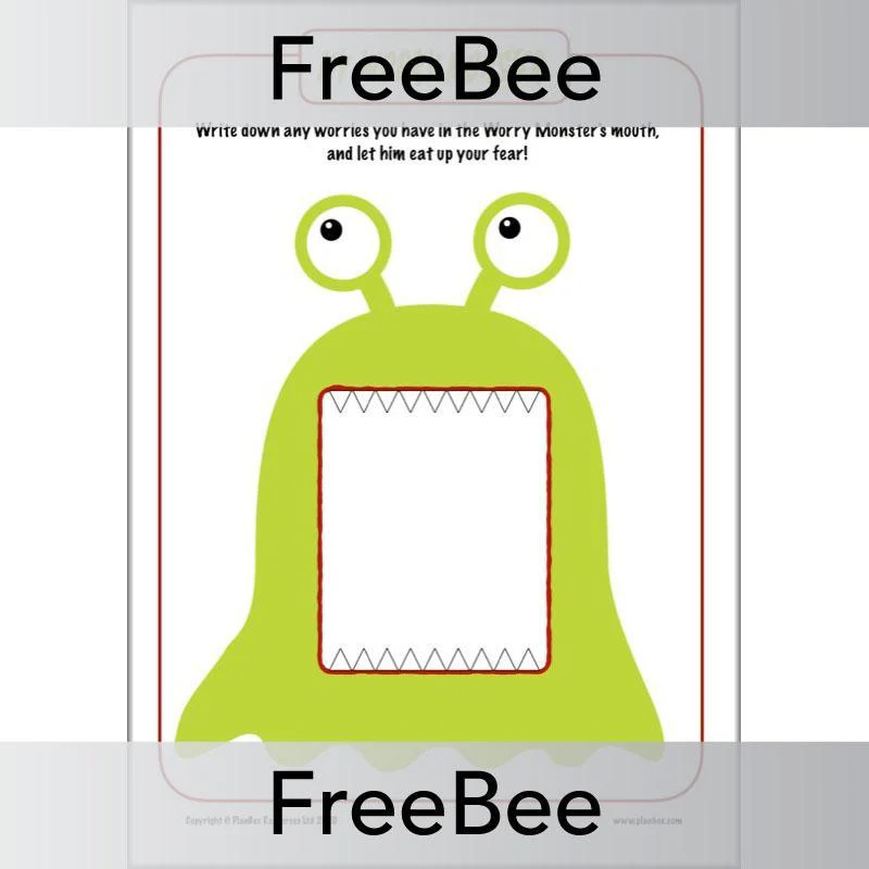 Worry Monster Activity Sheets - Image 3