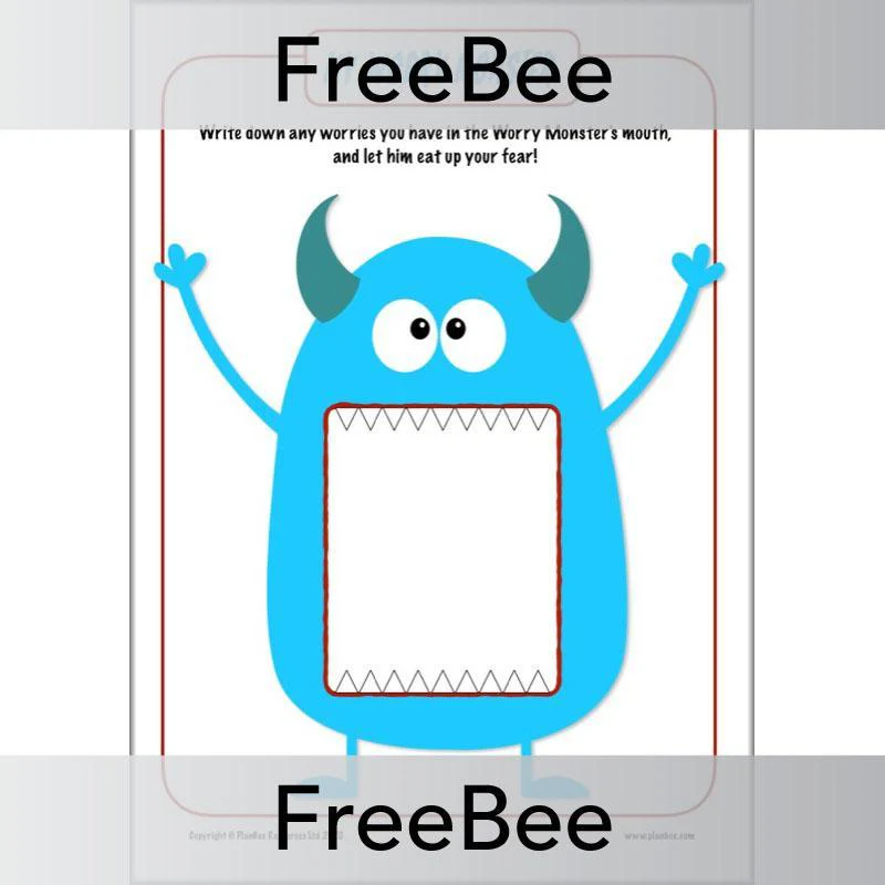 Worry Monster Activity Sheets - Image 4