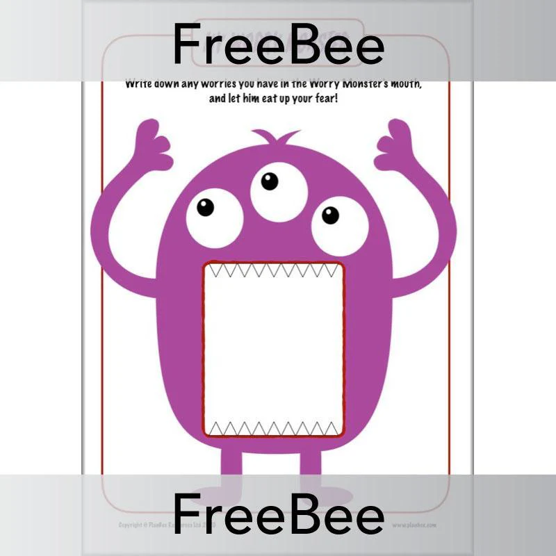 Worry Monster Activity Sheets - Image 5