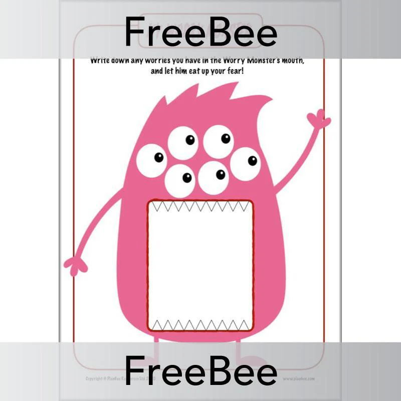 Worry Monster Activity Sheets - Image 6
