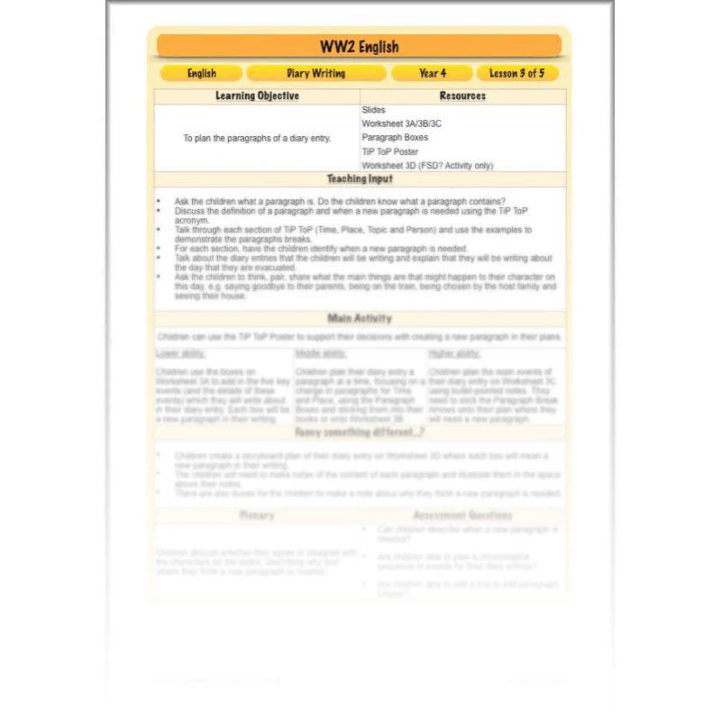 WW2 English: Evacuee Diaries - Image 23