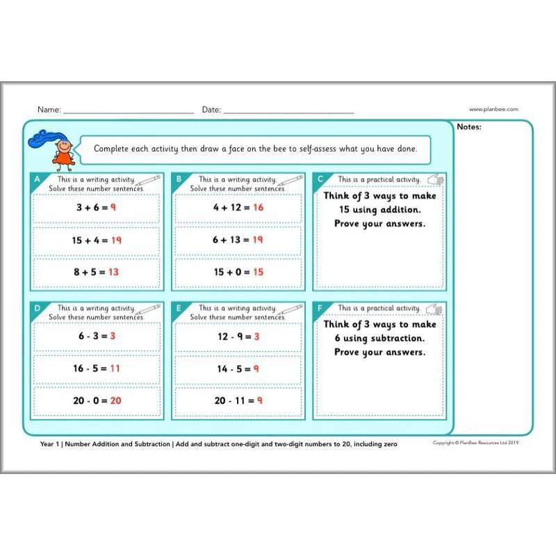 Year 1 Maths Assessment - Image 12