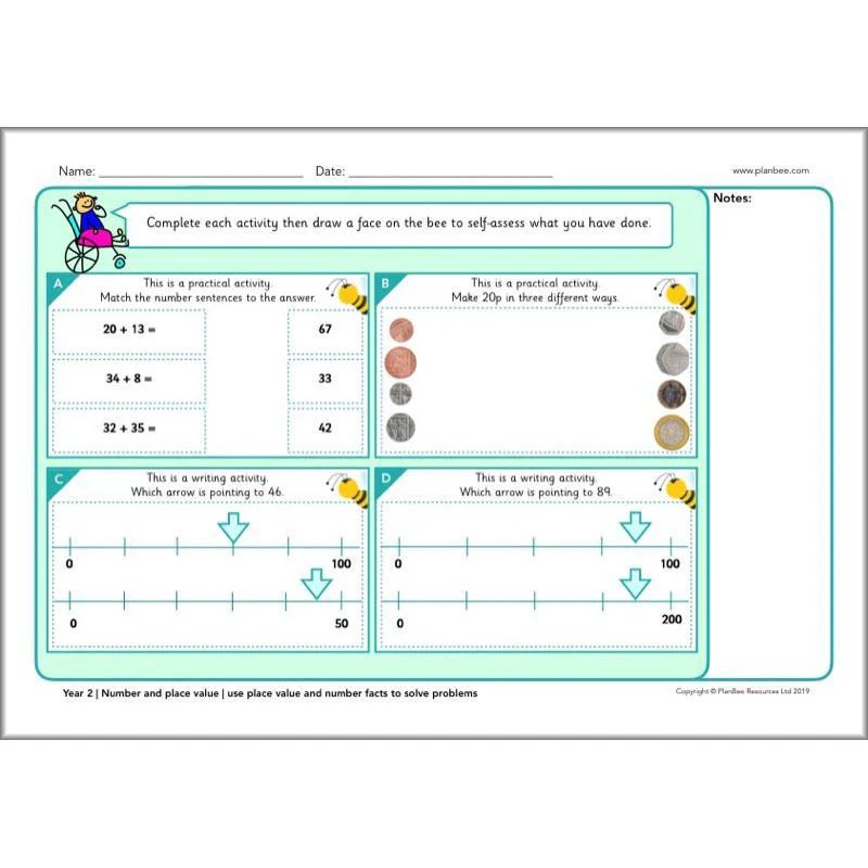 Year 2 Maths Assessment - Image 3