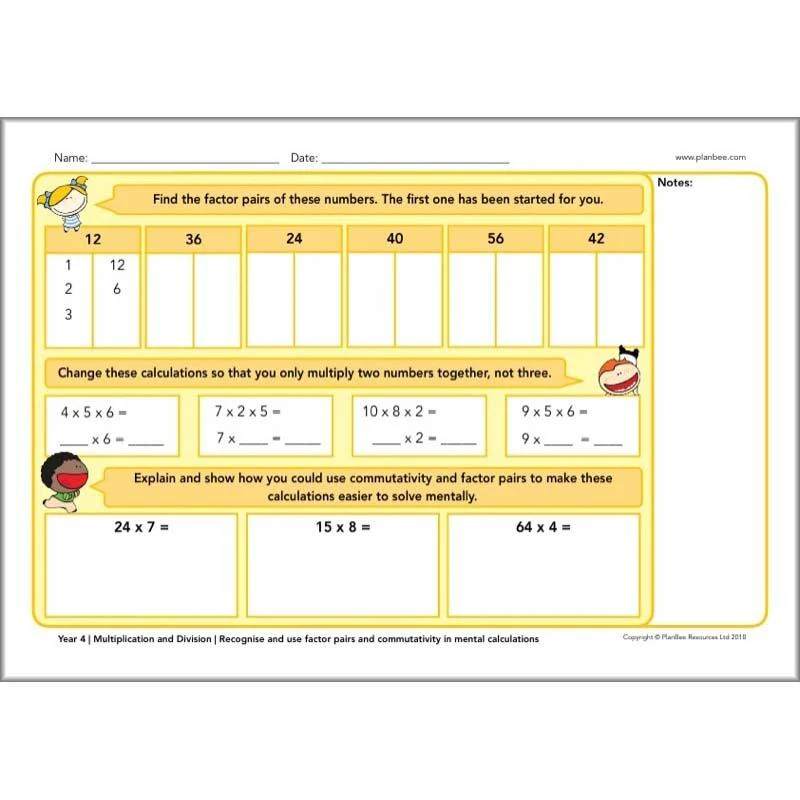 Year 4 Maths Assessment - Image 6
